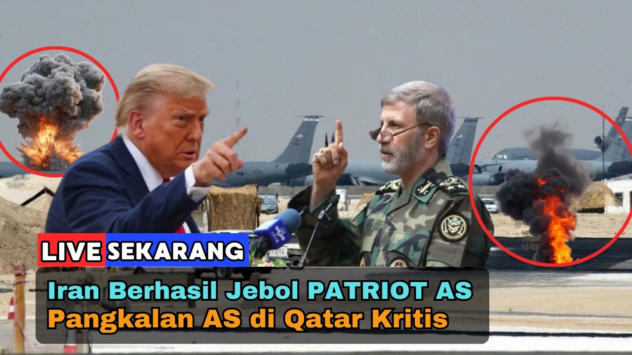 🔴 BARU SAJA! Iran Berhasil Jebol SISTEM PATRIOT AS di Qatar, Pangkalan Al-Udeid Kritis