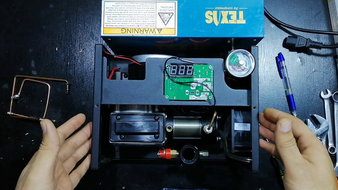 TEXAS AIR COMPRESSOR كمبريسور العطل في الصمامات