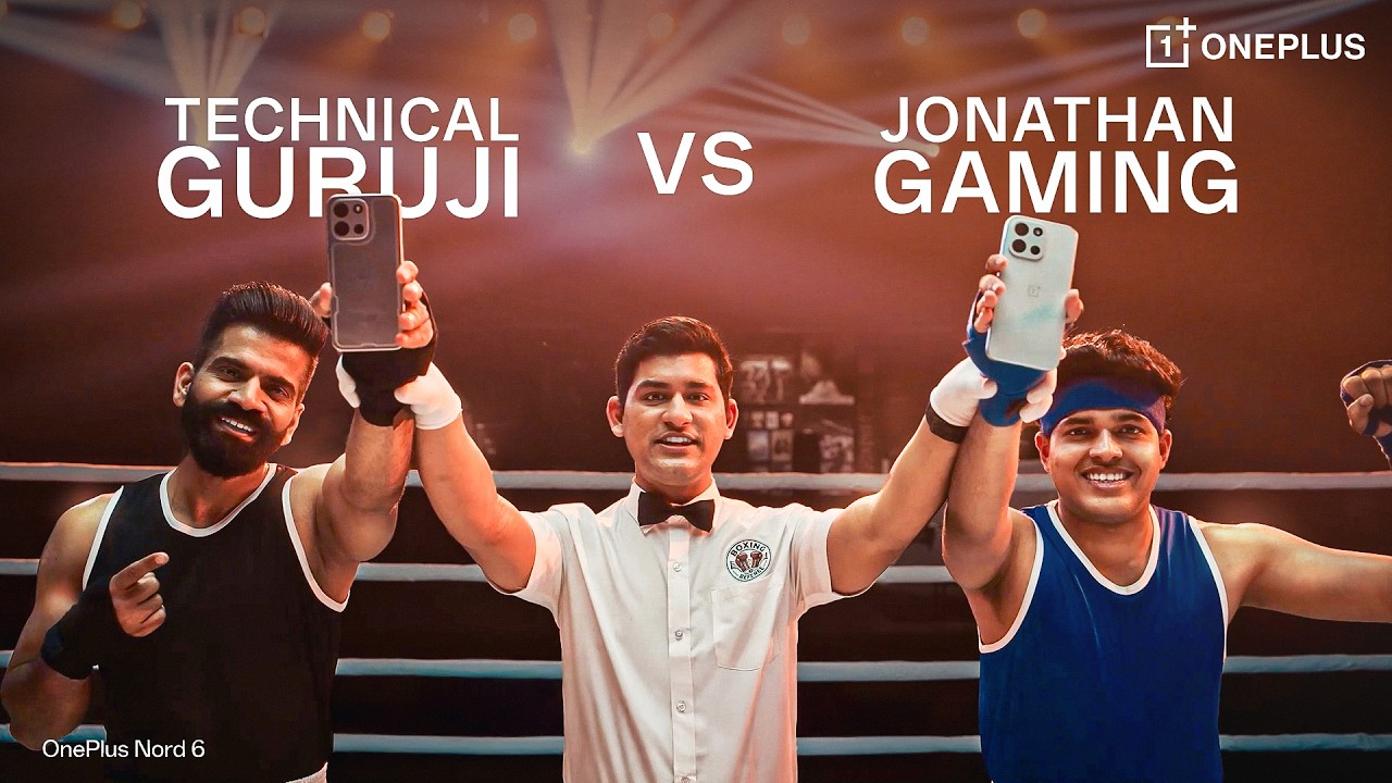 Who wins? Technical Guruji vs Jonathan Gaming | Unboxing OnePlus Nord 6 - Extended Version