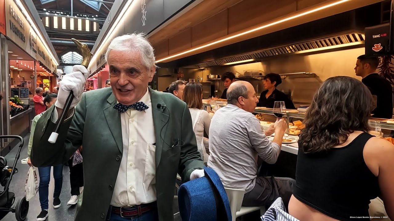 EL GUAPO DEL PARALELO. MERCAT DE SANT ANTONI (BARCELONA)