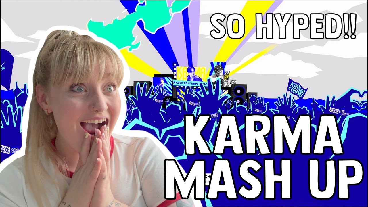 Stray Kids ＜KARMA＞ mashup video reaction [album of the year!!]