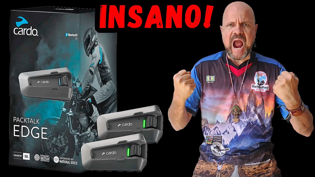 Intercomunicador Cardo Packtalk Edge Duo. O melhor e mais caro do mundo!