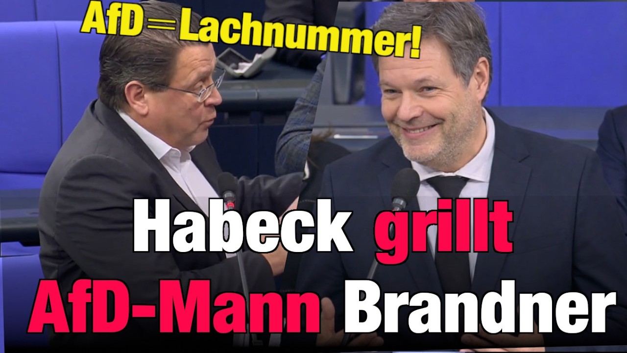 Vaterlandsliebe💚Habeck grillt AfD-Mann Brandner | Lesen Sie mein Buch!