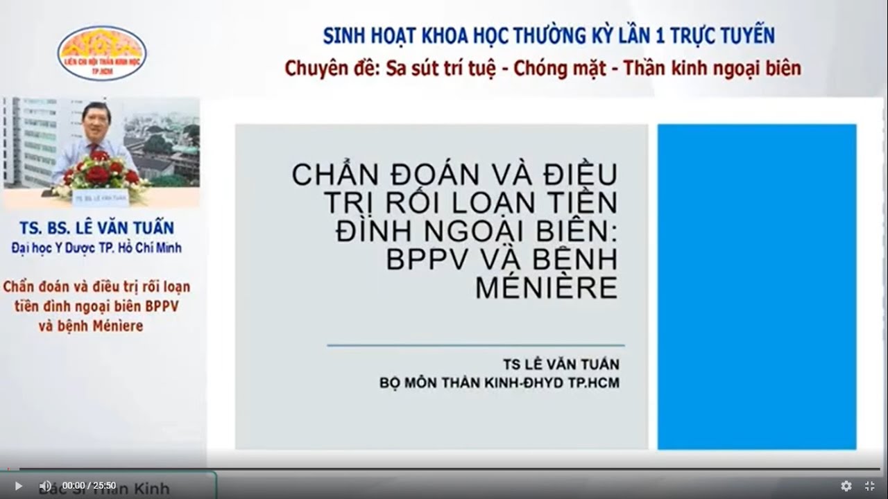 Bài: Bệnh Ménière