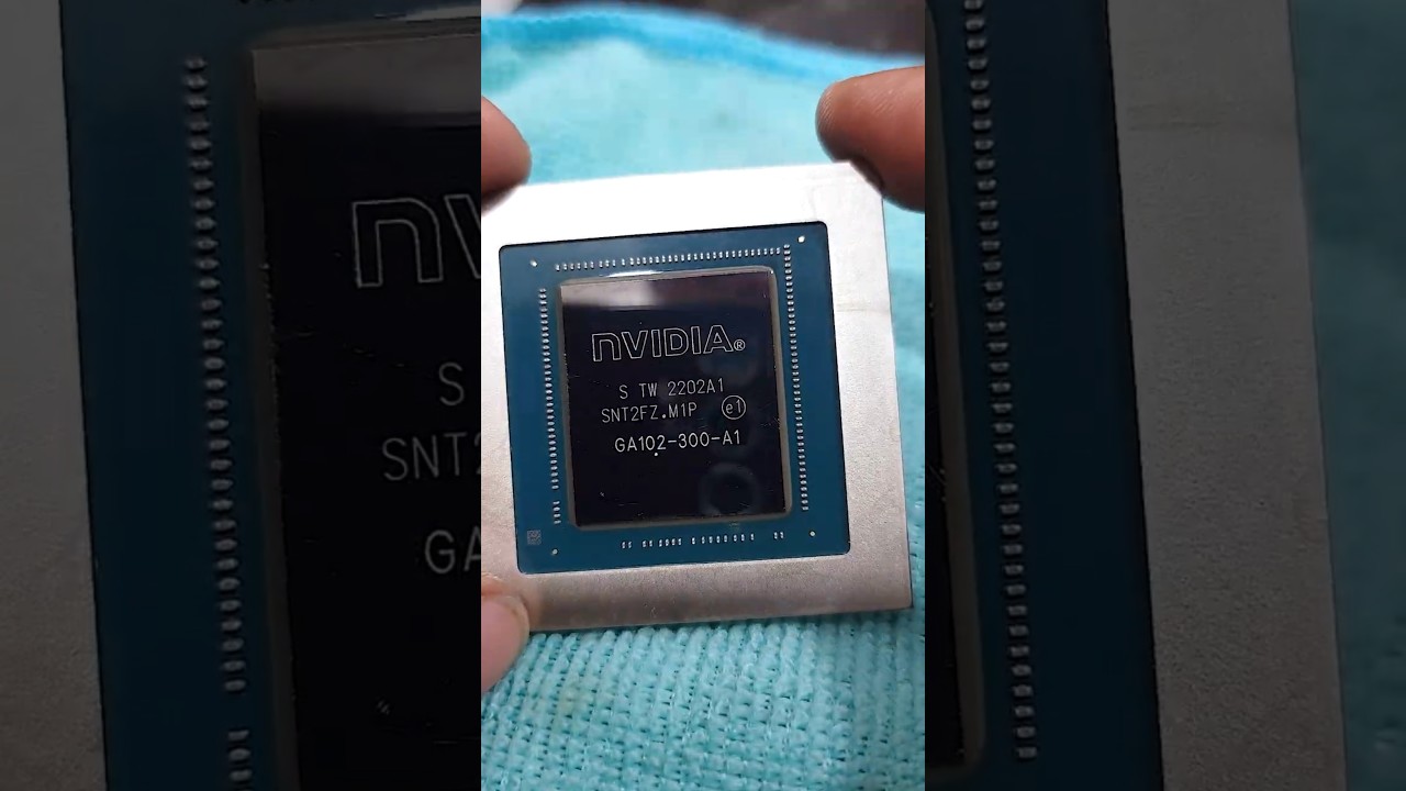 RTX 3090 Gpu Chip Reballing Process #nvidia #pc #gpu #rtx #hardware #pcgaming