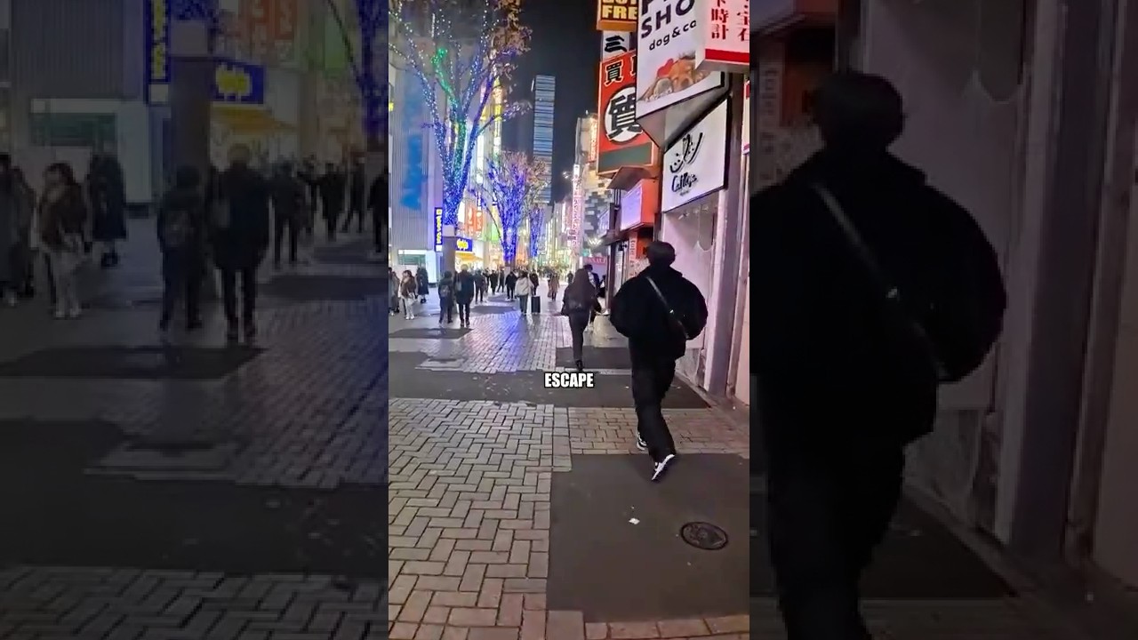 Creepy Japanese Guys CHASING girls??