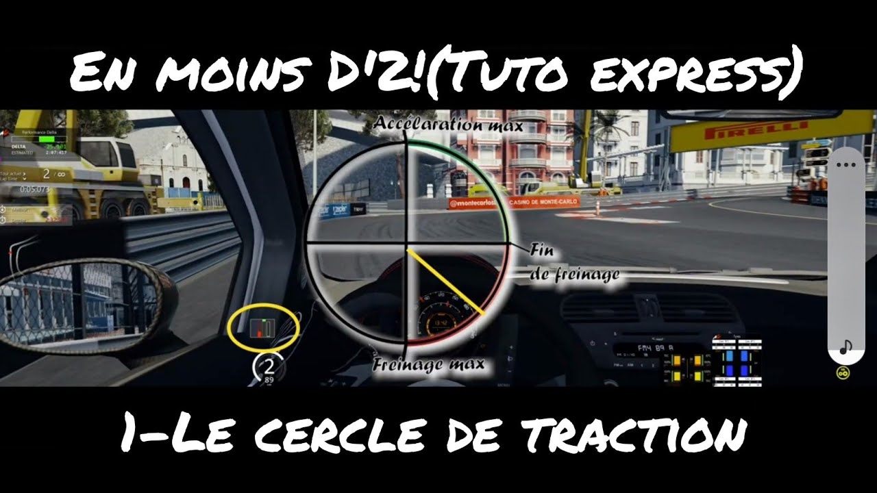 EMD'2⏱ 1-Le cercle de traction (tuto pilotage voiture simracing )