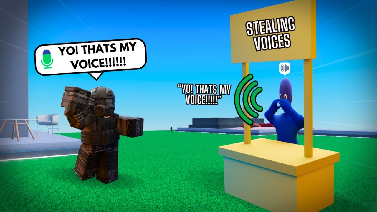 Троллинг СЛУЧАЙНЫХ ЛЮДЕЙ ИХ СОБСТВЕННЫМИ ГОЛОСАМИ в голосовом чате Roblox...