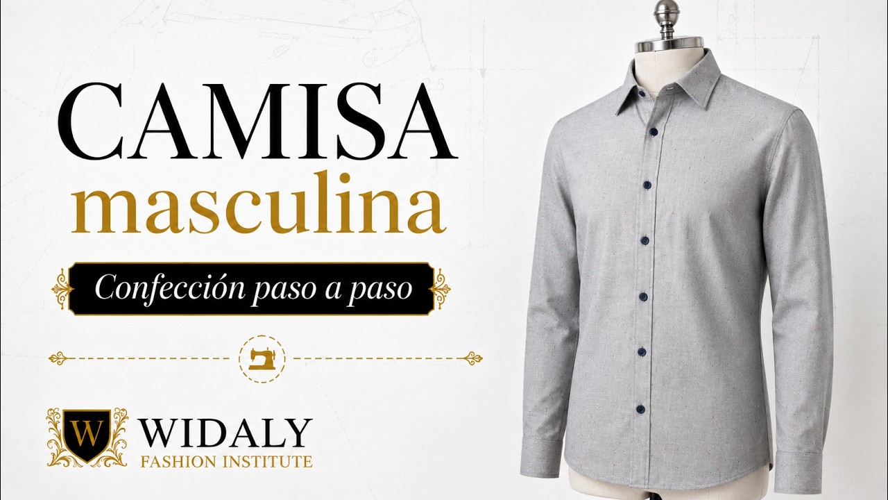 Cómo Confeccionar una Camisa para Hombre | Camisa Básica Masculina
