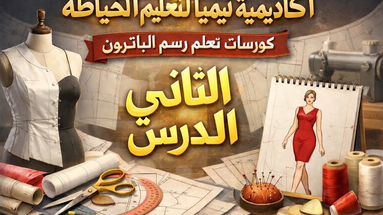 @NemiaAcademy  الدرس الثاني | القياسات الصحيحة وأساسيات رسم الباترون