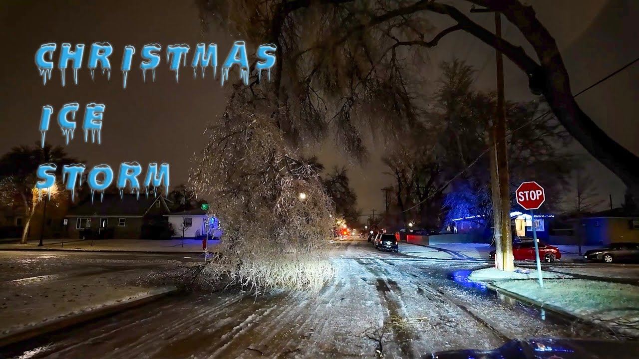 Ice Storm Hits Fargo Metro, Downed Trees, Powerlines Shorting Out