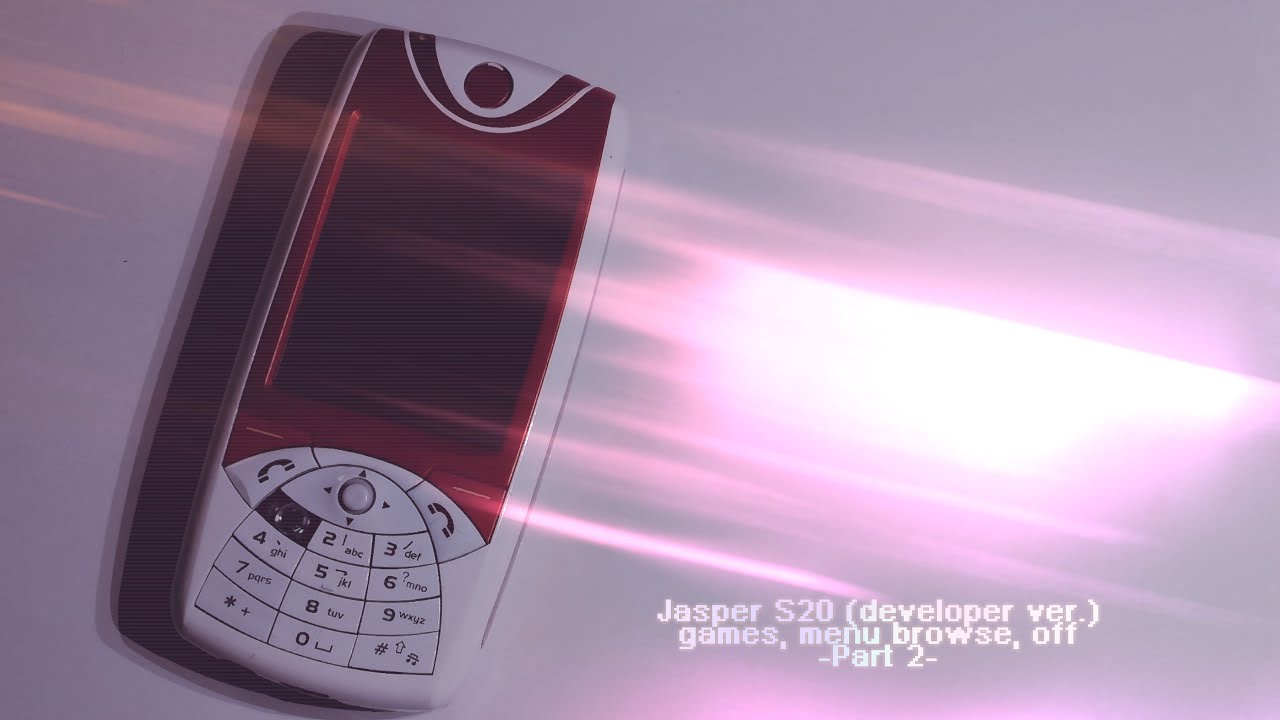 Jasper S20 (developer ver.) games, menu browse, off - part 2