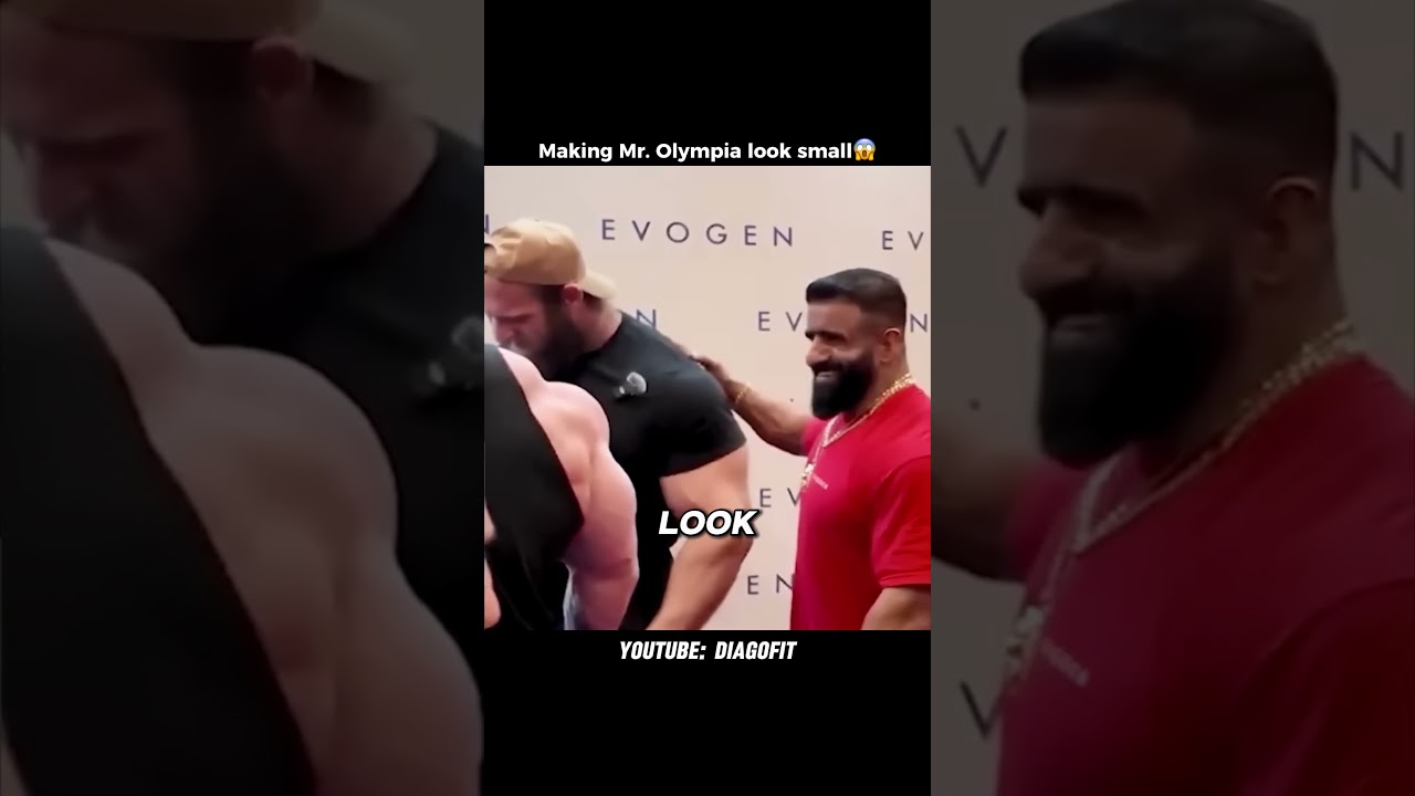 Making Mr. Olympia look small. DM @diagofit on IG for coaching