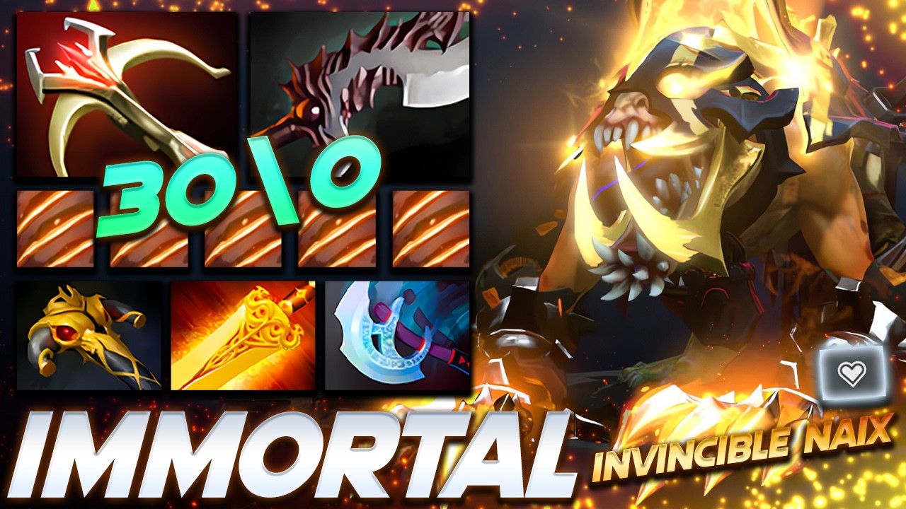 Lifestealer 30/0 Epic Naix - Dota 2 Pro Gameplay [Watch & Learn]