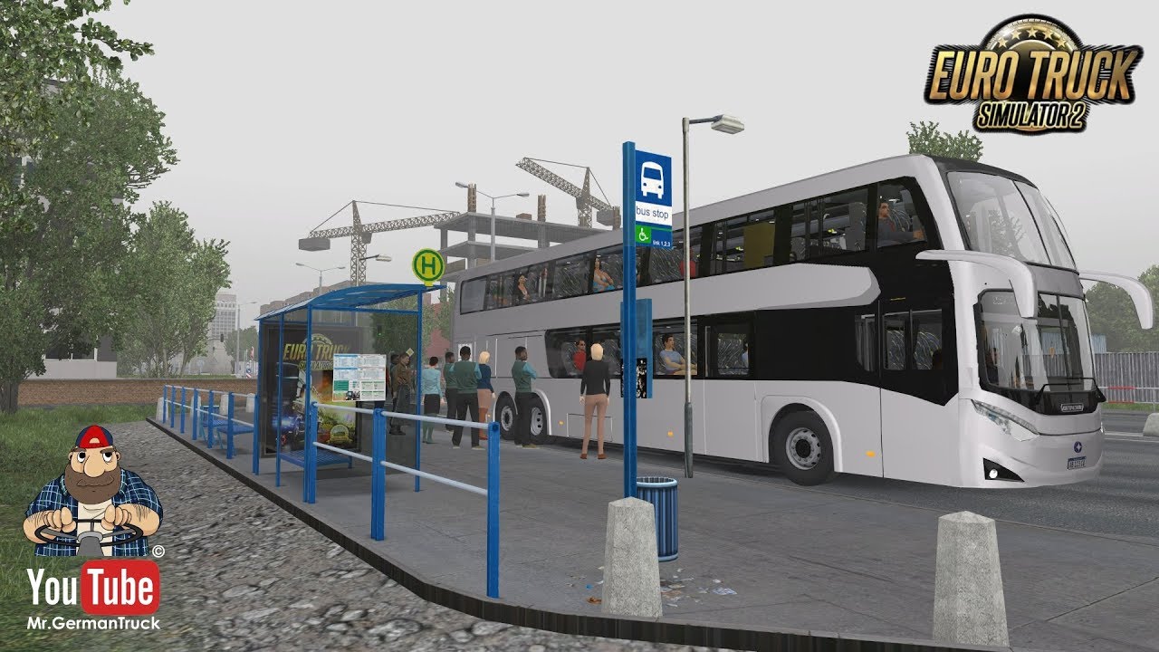 [ETS2 v1.35] Mercedes Benz Starbus + Bus Terminal Passenger Mod
