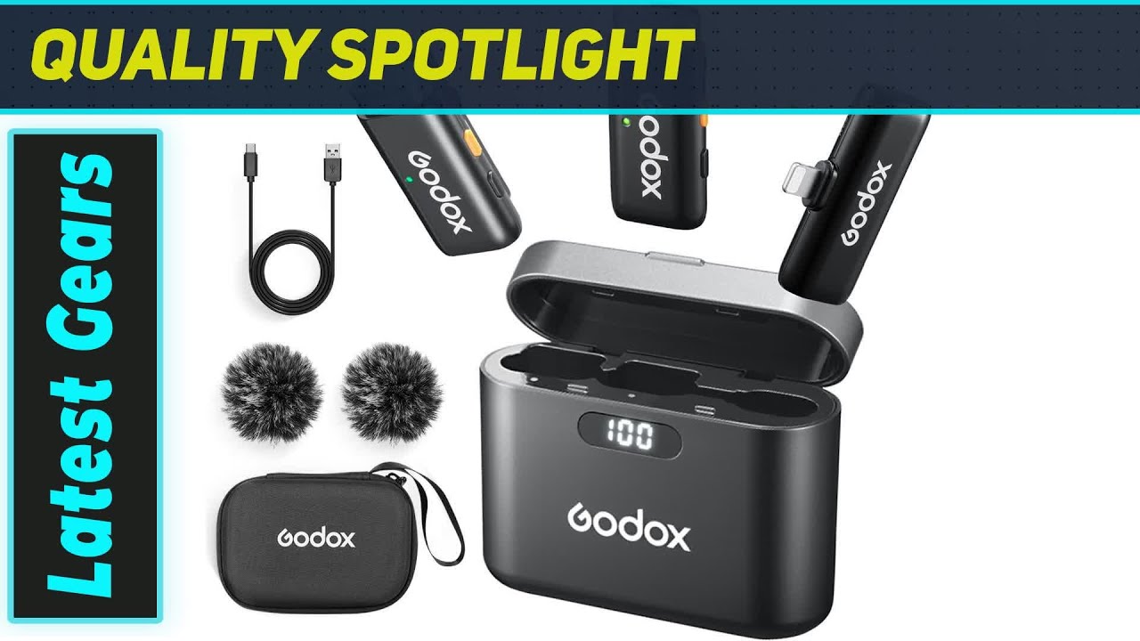 GODOX WES1 KIT2: The Ultimate Wireless Mic for iPhone & iPad!