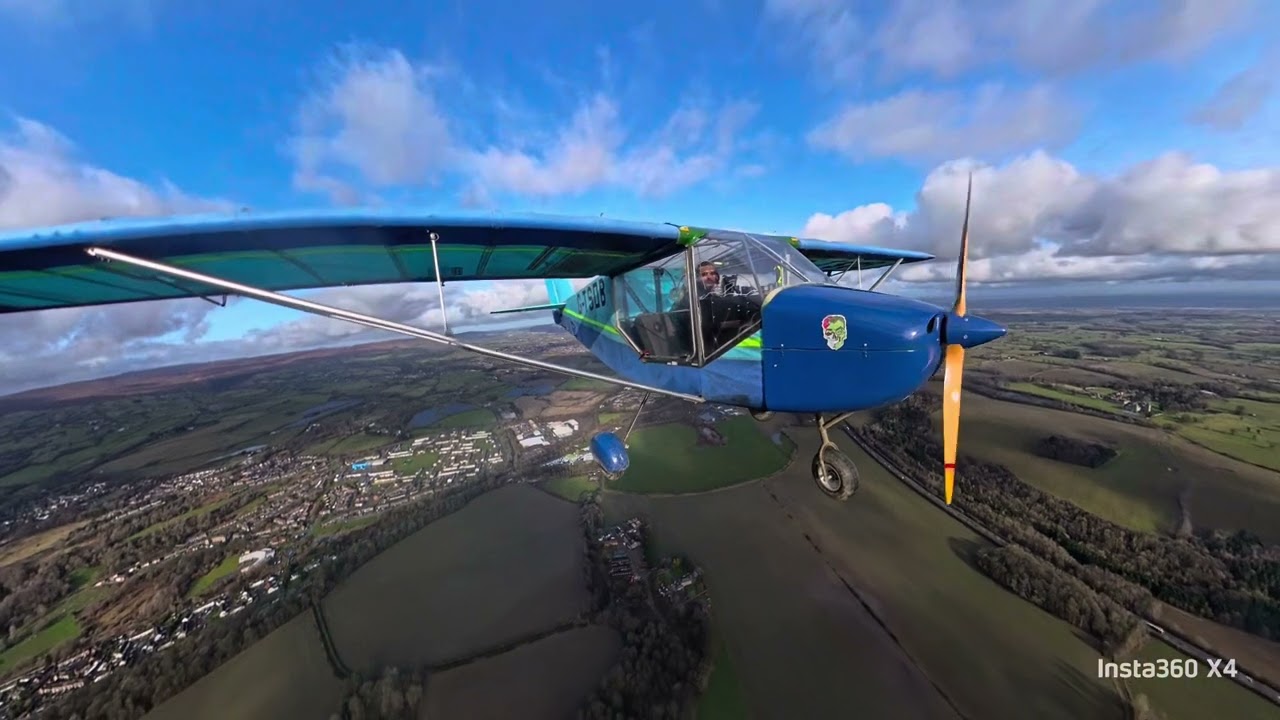 Rans S6ES Microlight Insta360 X4 Test Flight