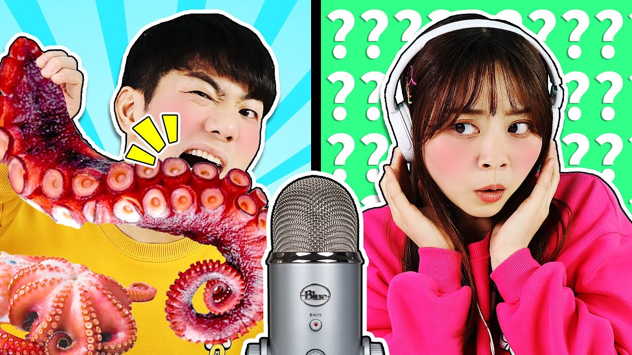 小伶VS坤坤ASMR聽聲音猜物品大挑戰  Guess the ASMR sounds challenge 小伶玩具 | Xiaoling toy