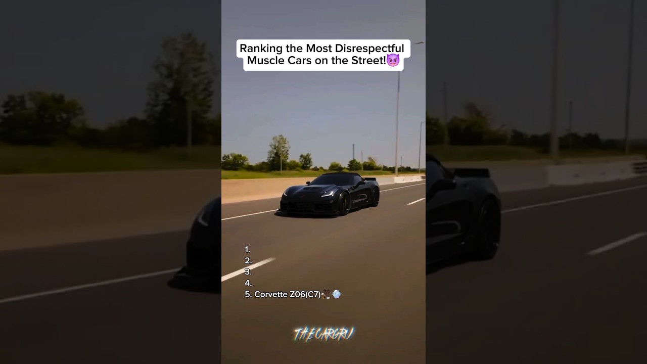 These 5 Muscle Cars Are Straight Up Disrespectful 😤💨