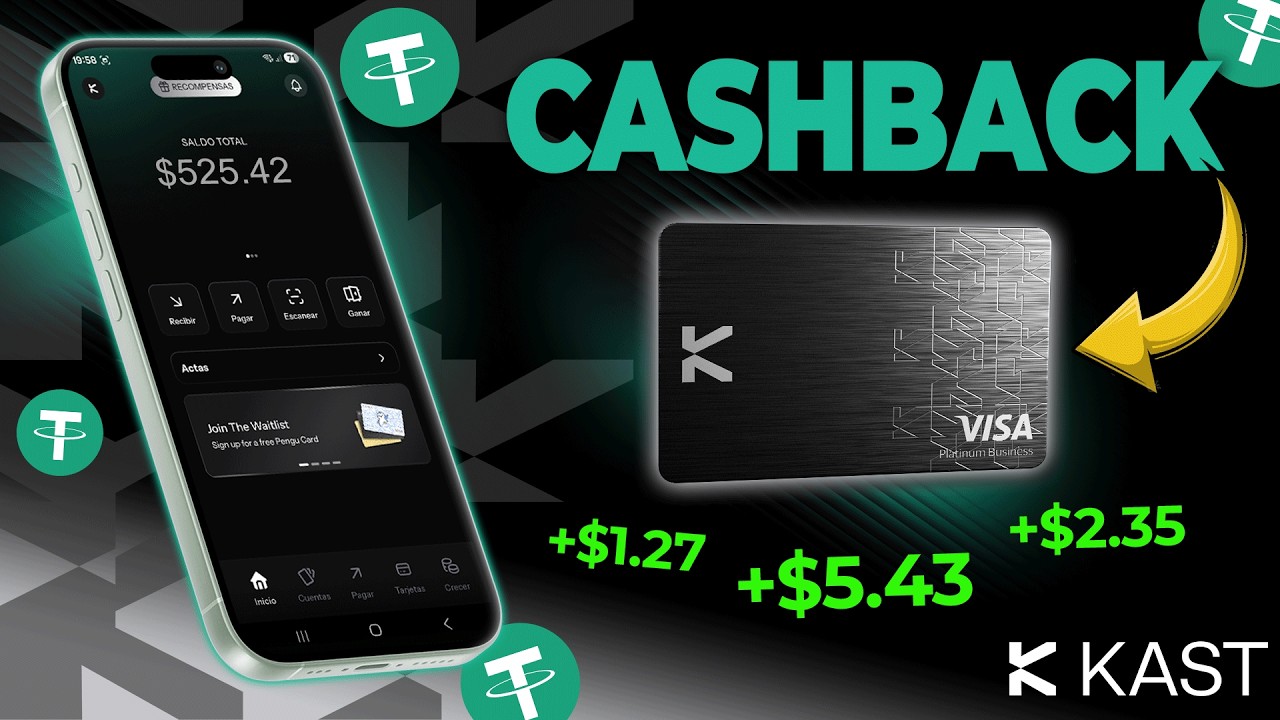 PAGA EN CUALQUIER LUGAR CON TUS CRIPTOMONEDAS | Tarjeta Kast