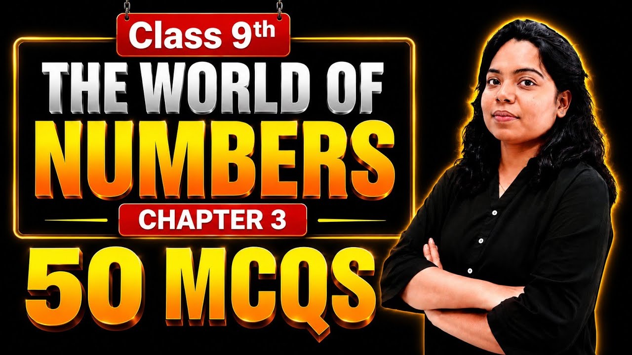 Class 9 Maths Chapter 3 The World of Numbers MCQs | Ganita Manjari