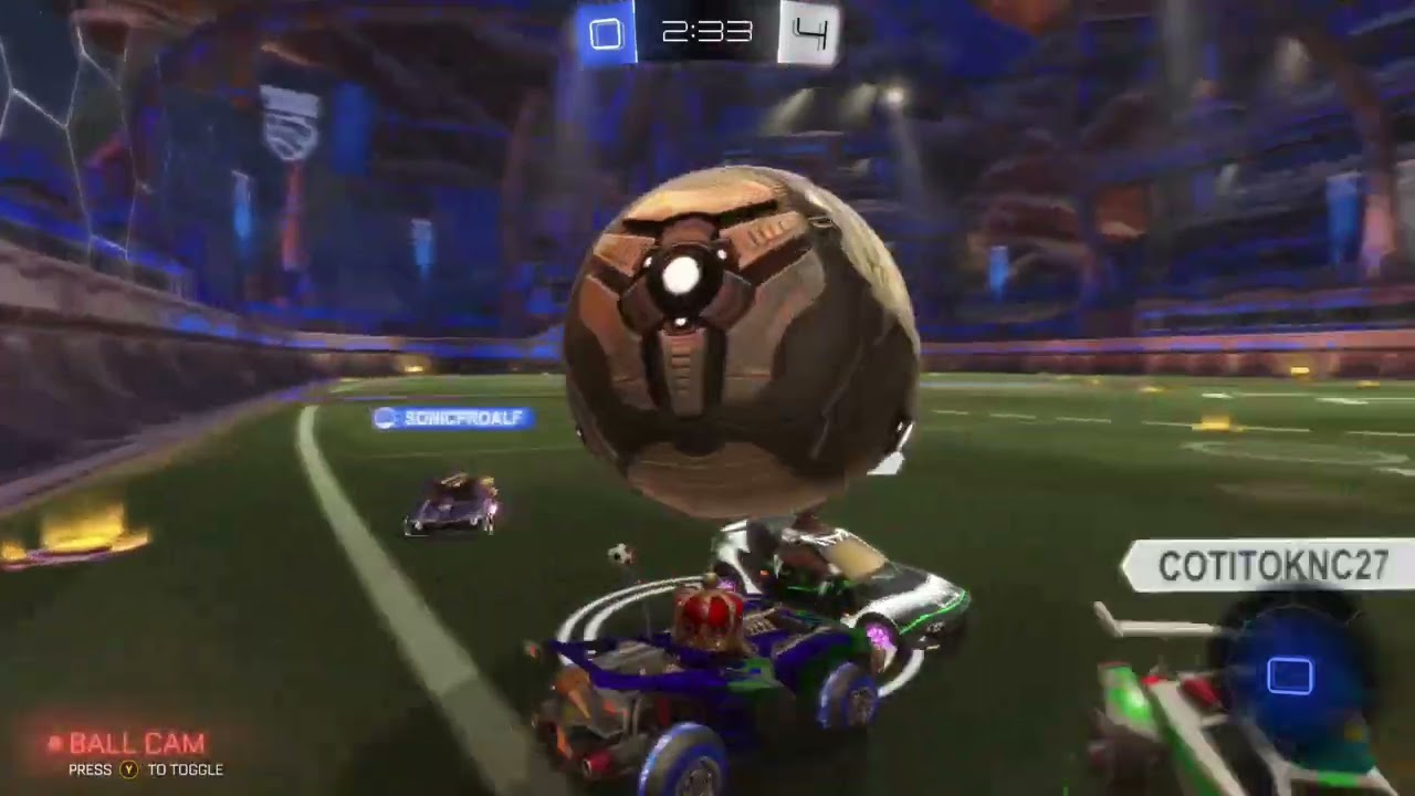 Rocket league game