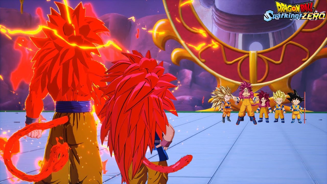 Goku GT God Form VS Goku Daima Form! Dragon Ball Sparking Zero