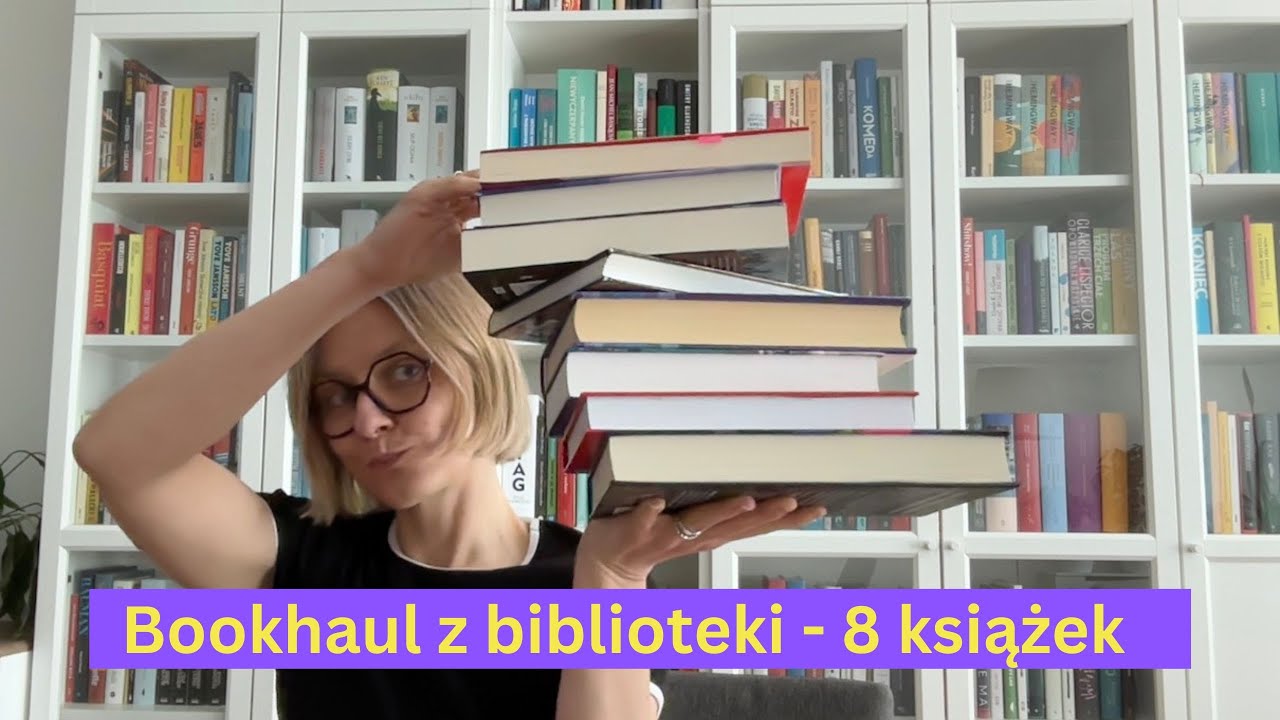 📚 Inny bookhaul - 8 książek z biblioteki