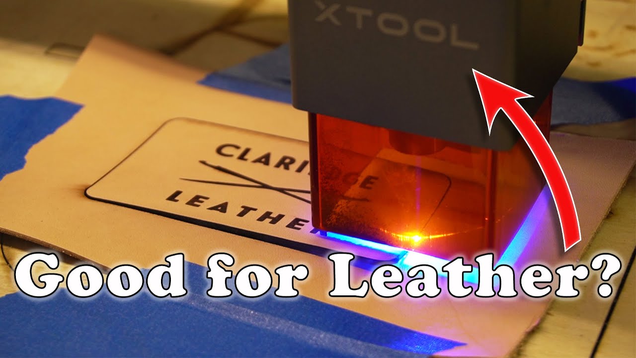 Как лазер xTool D1 работает с кожей?