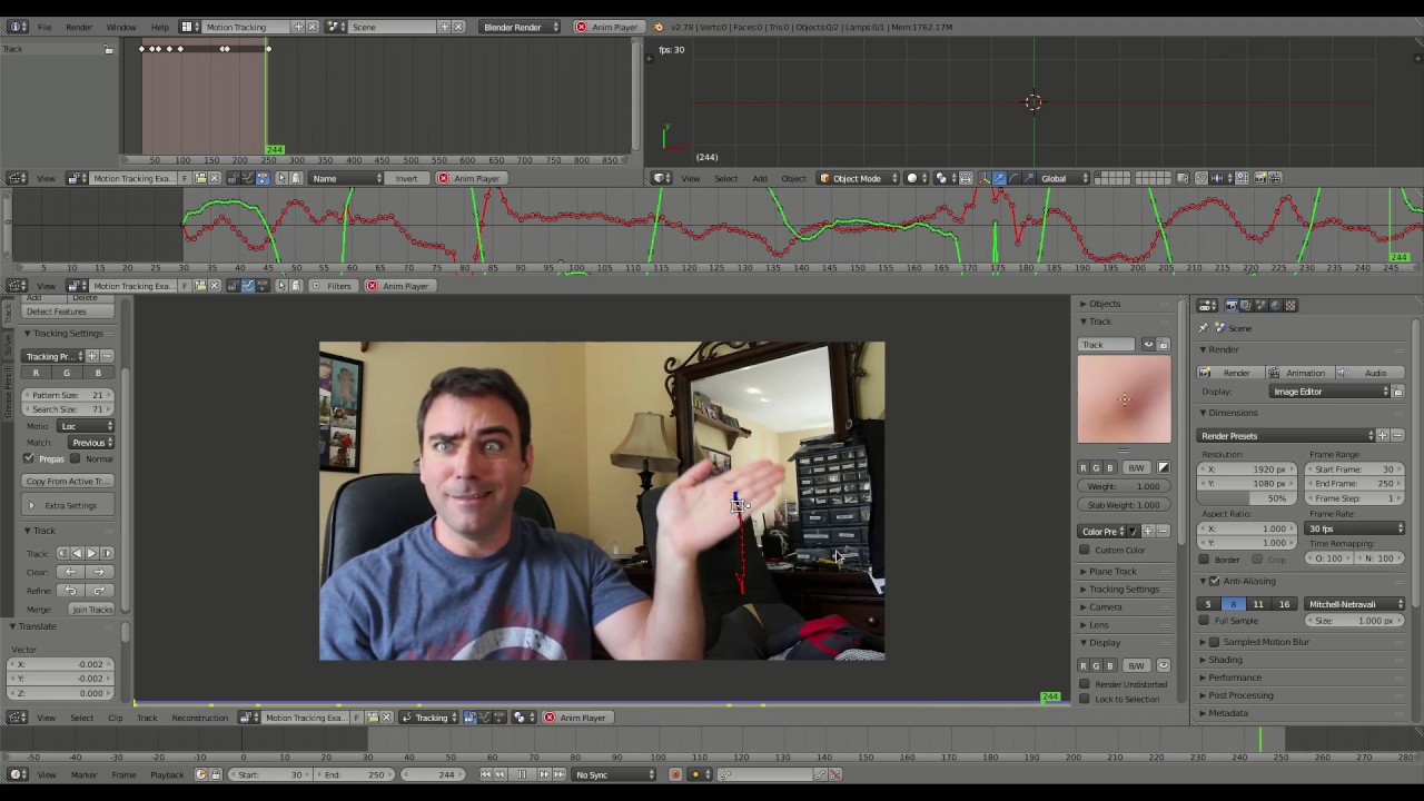 Motion Tracking with Blender 3D