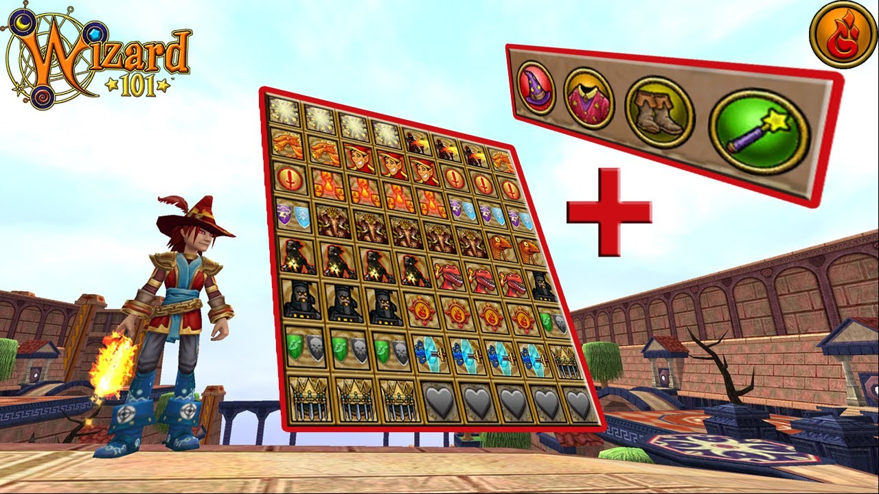 Wizard101: Legendary Fire Gear & Deck Setup (5th Age)
