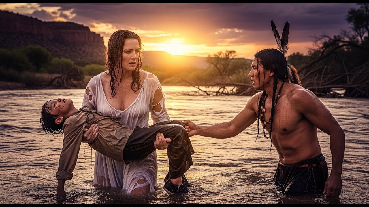 Ha salvato il bambino comanche dall’alluvione — settimane dopo, il guerriero è tornato in ginocchio.