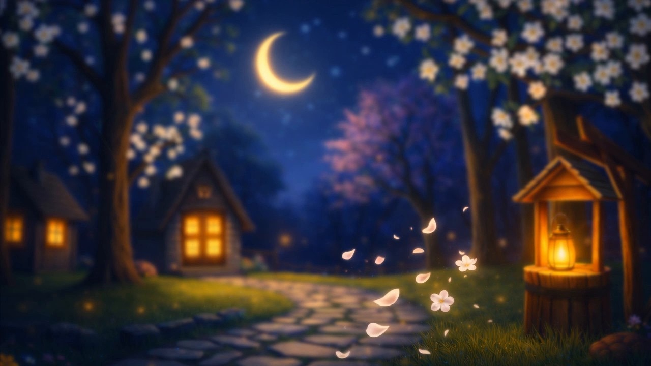Gentle Spring Bedtime Music 🎵 Gentle Bedtime Music for Kids 🌸 Spring Night 1