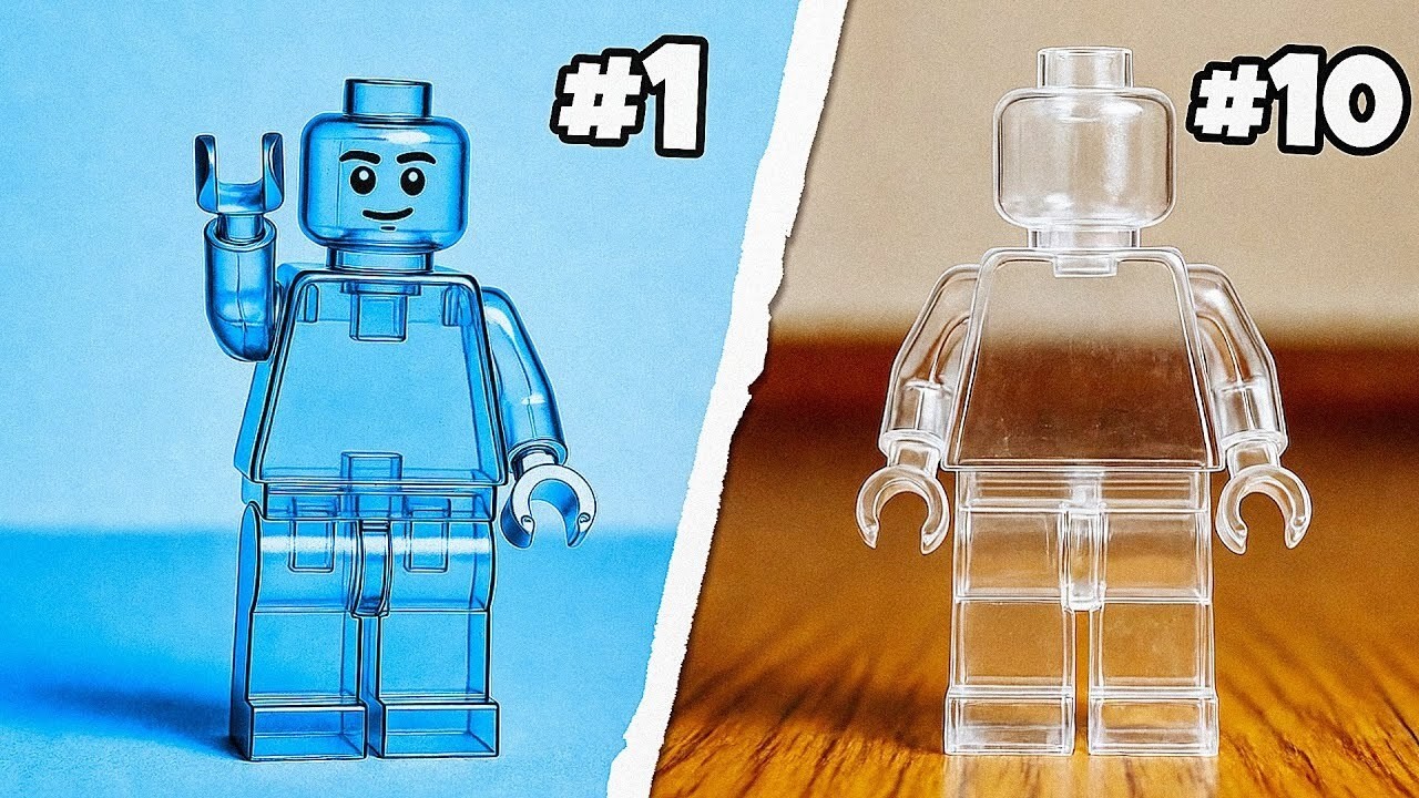 I made a LEGO Minifigure completely INVISIBLE...