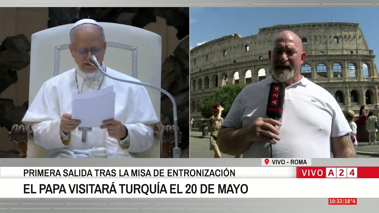 📢 PRIMERA SALIDA TRAS LA MISA DE ENTRONIZACIÓN: EL PAPA LEÓN XIV VISITARÁ TURQUÍA  ✈️