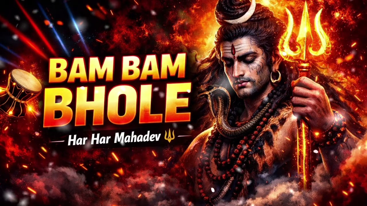 BAM BAM BHOLE 🔥 | Shiv Shankar DJ Bhajan 2026 | Har Har Mahadev | #song #tranding #viralbhajan #kids