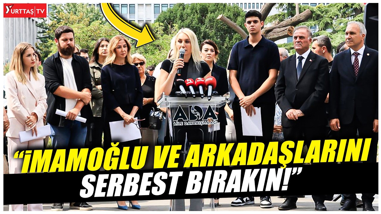 Aile Dayanışma Ağı'ndan 28. buluşma! Dilek Kaya İmamoğlu: Ekrem İmamoğlu'nu serbest bırakın!