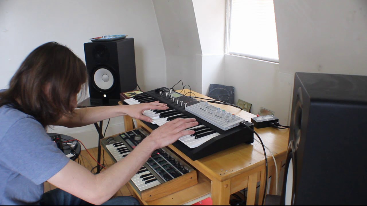 Korg Gadget 2, Industrial/Electro Live Synth Jam
