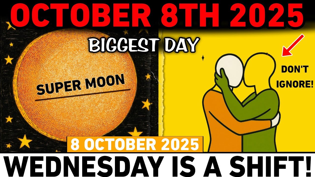 🚨 October 8, 2025 🌕 The Super Moon&rsquo;s Secret Door | 7 Signs Your Destiny Is Changing Forever 