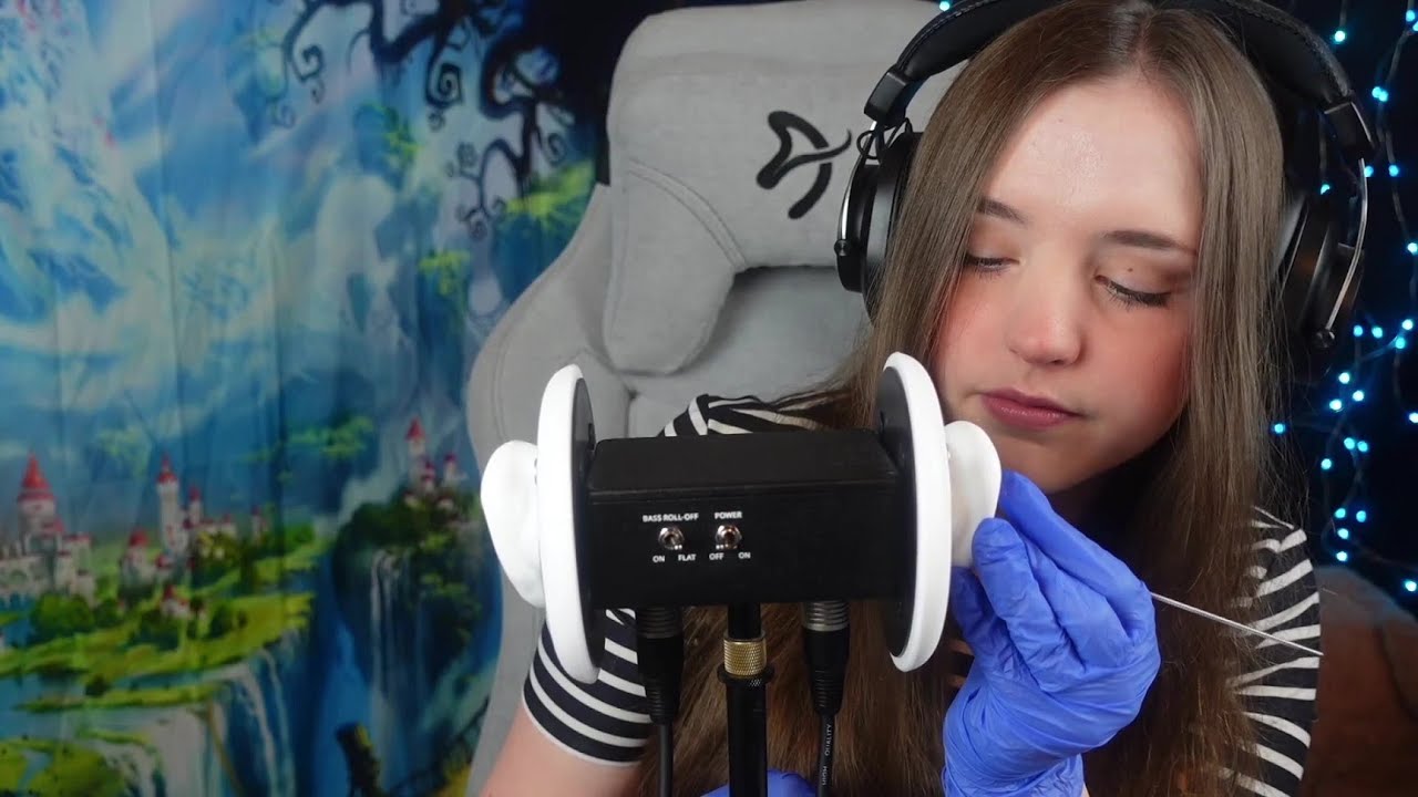 ASMR - Ear pampering - Deep ear attention, ear massage, ear cleaning and soft whispers