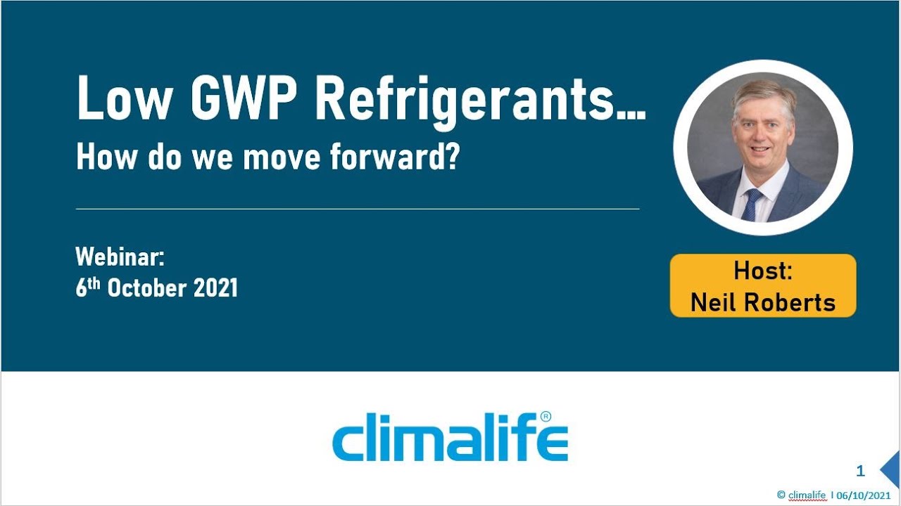 Low GWP Refrigerants &ndash; how do we move forward