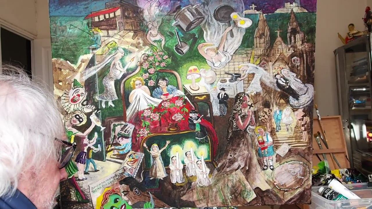 Création tableau par Jacques Surian