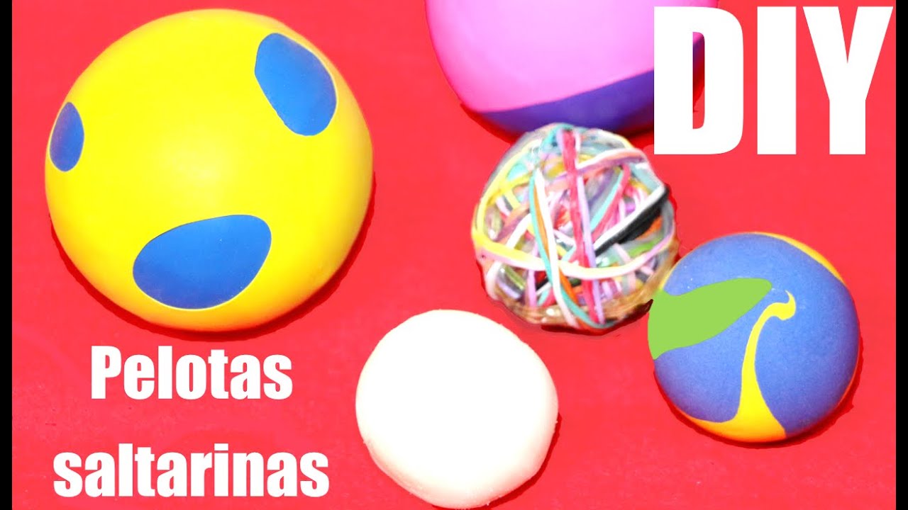 Cómo hacer bolas saltarinas o bouncy balls DIY