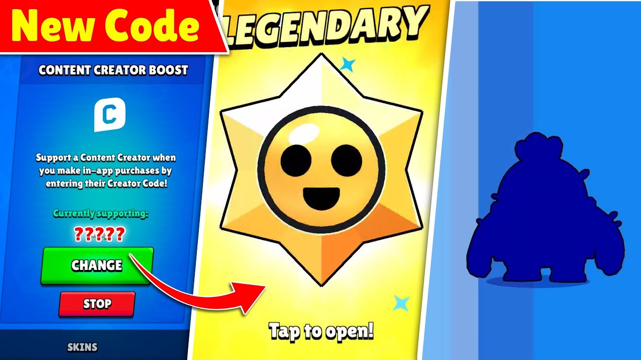 Most LUCKY Creator Code 🌟 Legendary Brawler ✓ Brawl Stars