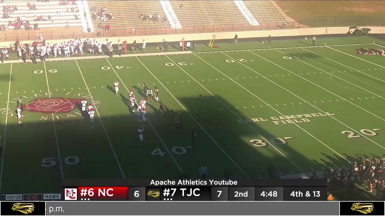1 Tyler JC vs Navarro College Football- SWJCFC Championship