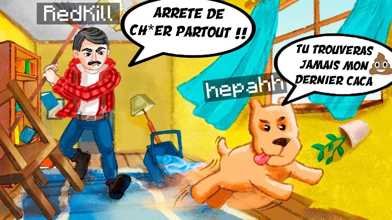 IL A FAIT CACA PARTOUT 😷 CE CHIEN ME SAOULE !!