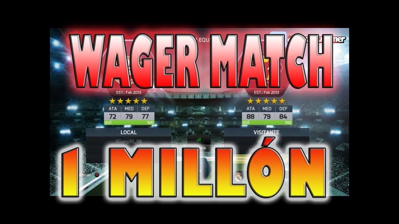 WAGER MATCH 1 MILL&Oacute;N | ABUABUGAMER VS R3IGNS | FIFA 14 | UT
