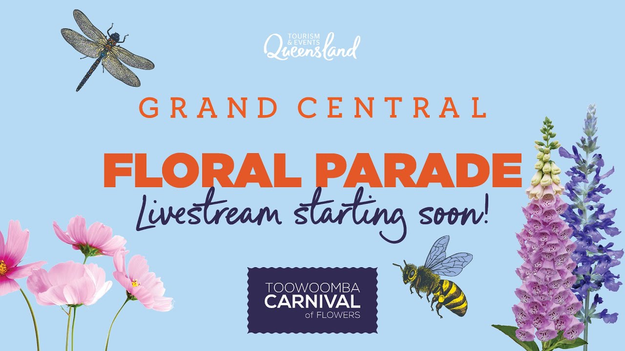 Toowoomba Carnival of Flowers - Grand Central Floral Parade: Sat 20 Sept 10am