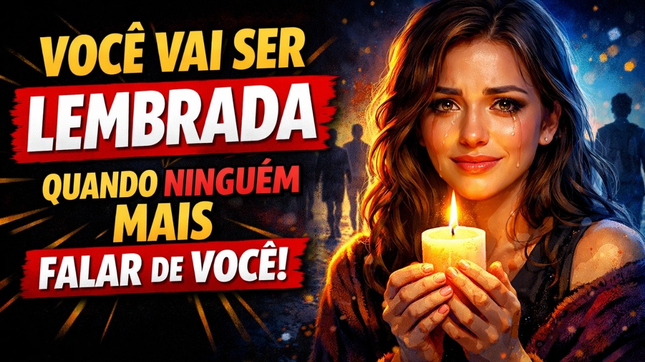 Você vai ser lembrada quando ninguém mais falar de você