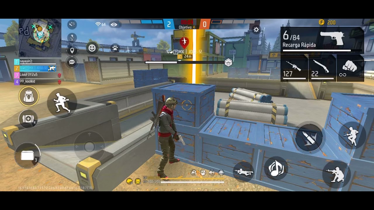 Duelo de escuadra sin hablar free fire #freefire